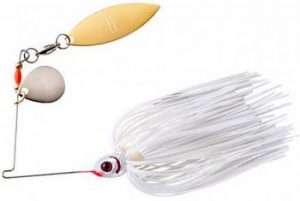 White Spinnerbait for bass